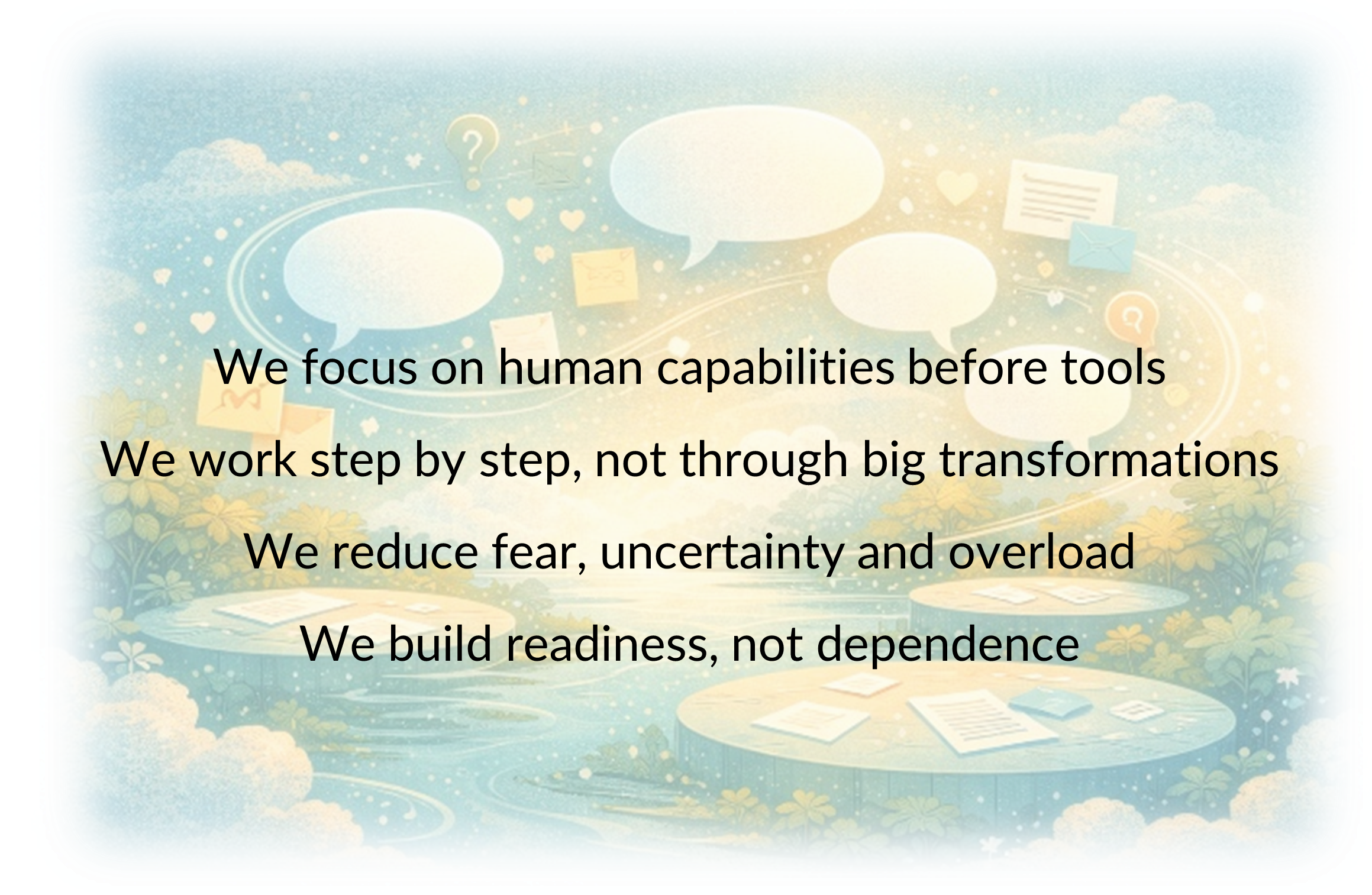 Our approach